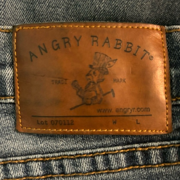 Angry Rabbit Womens Skinny Jeans Sz 30/11 Mid-rise Style Ask366 American made - Picture 5 of 9